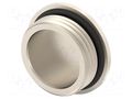 Stopper; PG13,5; IP68; brass; Plating: nickel; Entrelec; Thread: PG TE Connectivity 1SNG621012R0000