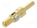 Contact; male; copper alloy; gold-plated; 20AWG÷16AWG; crimped CONEC 131C11019X