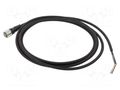 Cable: for sensors/automation; M12; PIN: 4; straight; 2m; PUR OMRON XS2FM12PUR4S2M