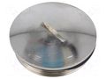 Stopper; M40; 1.5; brass; Plating: nickel; Thread: metric ILME ILME-ASM40B