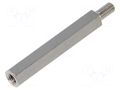 Spacer sleeve; 30mm; Int.thread: M3; Ext.thread: M3; hexagonal HARWIN R30-3003002