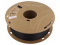 Filament: PLA; 1.75mm; charcoal black; 190÷230°C; 1kg; PolyTerra™ POLYMAKER PM70820