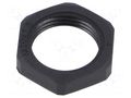 Nut; M20; 26mm; black; Thread: metric; Pitch: 1.5; KMK-PA-OB HELUKABEL HELU-94652