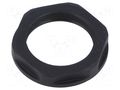 Nut; PG21; polyamide 6; 36mm; black; Thread: PG; with flange HELUKABEL HELU-96176