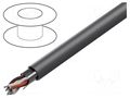 Wire; EcoCable Mini; 3x2x24AWG; shielded,Al-PET foil; MPPE; 300V ALPHA WIRE 78173-SL005