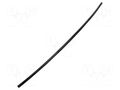 Heat shrink sleeve; glued; 3: 1; 12mm; L: 1m; black; Temp: -25÷125°C RADPOL RPKH1-12/4X1-C