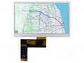 Display: TFT; 7"; 800x480; Illumin: LED; Dim: 165x104x3.5mm; RGB NEWHAVEN DISPLAY INTERNATIONAL NHD-7.0800480AF-L