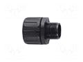 Straight terminal connector; Thread: PG,outside; polyamide; IP66 HELLERMANNTYTON HG21-S-PG16-PA66-B