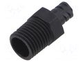 Adapter; black; Luer Lock; for dispensers; Thread: NPT 1/4" FISNAR FIS-5801451