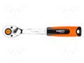 Rattle; 3/8"; with switch; 200mm; Teeth: 90 NEO TOOLS NEO-08-533