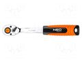 Rattle; 1/4"; with switch; 155mm; Teeth: 90 NEO TOOLS NEO-08-530
