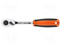 Rattle; 1/4"; straight,with switch; 155mm; Teeth: 45 NEO TOOLS NEO-08-523