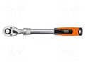 Rattle; 1/4"; telescopic; 150÷200mm; Teeth: 72 NEO TOOLS NEO-08-502