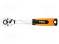 Rattle; 1/4"; with switch; 145mm; Teeth: 72 NEO TOOLS NEO-08-503