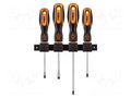 Kit: screwdrivers; Phillips,slot; PH1,PH2,SL 5.5,SL 6.5; 4pcs. NEO TOOLS NEO-04-191