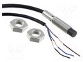 Sensor: inductive; OUT: PNP / NO; 0÷4mm; 10÷30VDC; M8; 5m; IP67; E2B OMRON E2BS08KN04WPB15M