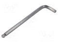 Wrench; hex key,spherical; HEX 8mm; Overall len: 168mm; long BAHCO SA.SS324-8