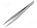 Tweezers; 115mm; for precision works; Blade tip shape: flat PIERGIACOMI PG-A-SA