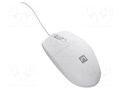 Mouse; white; USB A; optical,wired; Features: PnP; 1.5m NATEC NMY-1988