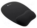 Pad; black; mouse,wrist; gel; 235x195x22mm NATEC NPF-0784