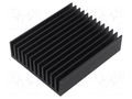 Heatsink: extruded; grilled; black; L: 100mm; W: 83mm; H: 25mm FISCHER ELEKTRONIK SK407/100/SA
