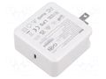 Power supply: switching; mains,plug-in; 5VDC,; 3A; 60W; 61x61x29mm SUNNY SYS1621-PD60W-GAN