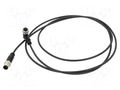 Cable: for sensors/automation; PIN: 4; plug; PUR; 2m HARTING C21320000000032