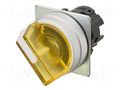 Switch: rotary; 22mm; Stabl.pos: 1; yellow; prominent; A22NZ; Pos: 2 OMRON A22NZ-2ML-TYA