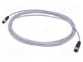Cable: for sensors/automation; PIN: 4; plug; PVC; 5m HARTING C21320000000003