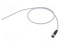 Connector: M12; plug; female; PIN: 5; straight; cables; 1m HARTING C21320000000016