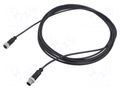 Cable: for sensors/automation; PIN: 4; plug; PUR; 5m HARTING C21320000000025