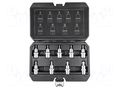 Wrench-set; socket spanner,Torx®; 1/2"; 55mm; 9pcs. NEO TOOLS NEO-08-707