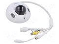 Camera: CCTV IP; Dim: Ø111x64.8mm; white-black; -40÷60°C; IP67 DAHUA 6923172542816