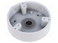 Junction box; Ø122x34.2mm; white; aluminium; Connection: M20 DAHUA 6939554903533