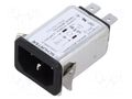 Connector: AC supply; socket; male; 10A; 250VAC; C14 (E); 5120 SCHURTER 5120.2006.0