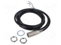 Sensor: inductive; OUT: NPN / NO; 0÷5mm; 10÷30VDC; M18; 2m; IP67 OMRON E2E-X5C118-2M
