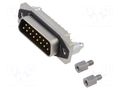 connector D-Sub Stift 15p IP67 Lötstift CONEC 15-006453