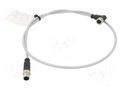 Cable: for sensors/automation; PIN: 4; plug; PVC; 1m HARTING C21320000000078