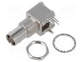 Connector: BNC; socket; female; angled 90°; 50Ω; THT; on PCBs AMPHENOL RF B6252HA-NPP3G-50