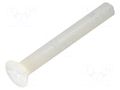 Screw; M6x50; 1; Head: countersunk; slotted; 1.8mm; polyamide; 8G202 DREMEC DR8G202M6X50