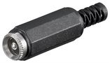 DC Jack with Cable Protector - inner diameter 2.5 mm 11634