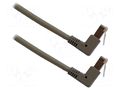 Patch cord; RJ45 down angled plug,both sides; U/UTP; 5e; Cu; LSZH MCI MCI-100670