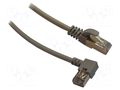 Patch cord; F/UTP; Cat: 6; RJ45 plug,RJ45 right angled plug; Cu MCI MCI-100711
