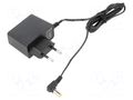 Power supply: switching; mains,plug-in; 12VDC; 1A; 12W; 84%; angled ESPE E12-1212-212