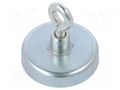 Magnet: permanent; hard ferrite; 80N; 32mm; with eyelet ELESA+GANTER GN50.6-HF-32-B