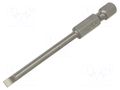 Screwdriver bit; slot; 3.5x0.6mm; Overall len: 70mm FELO FL03031710