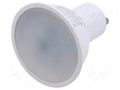 LED lamp; white warm; GU10; 220/240VAC; 400lm; P: 4.5W; 100°; 3000K V-TAC VT-1975