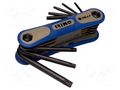 Wrench: Torx®-set; TX9,TX10,TX15,TX20,TX25,TX27,TX30,TX40 IRIMO SA.458-8-F