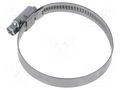 Worm gear clamp; W: 9mm; Clamping: 40÷60mm; steel; WD9; W2 KALE WD9-40-60-C7-W2