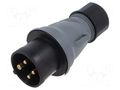 Connector: AC supply 3-phase; plug; male; 16A; IP&S; IEC 60309 AMPHENOL 2CMA101955R1000